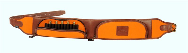 Cartuccera carabina Cordura Orange 20 celle coperte Buffetteria Spadoni